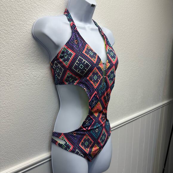 EUC! SLICK By BARI Women’s Sz L (US) Sz G (Mexico) One Piece SEXY Swimsuit, K576 - Picture 5 of 16